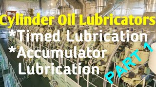 Cylinder Oil Lubricators PART 1|| Timed Lubrication || || Accumulator Lubrication ||