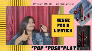 Renee Fab 5 in 1 Lipstick | Unboxing \u0026 Review | Affordable lipstick under 1000 | Honest Review |