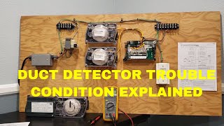 RTU DUCT DETECTOR TROUBLE CONDITION