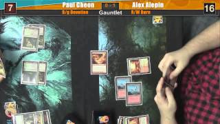 Running the Gauntlet - Green Black Devotion vs Red White Burn (Game 2)