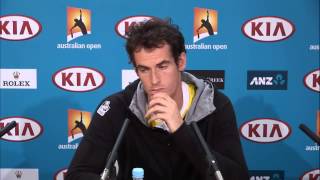 Andy Murray Press Conference - Australian Open 2013