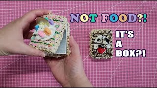 DIY Rice Krispies Treat Boxes - Fake Bake Gift Idea