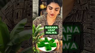 Banana Leaf 🍃 Halwa 🤩😍 #halwa #malluvlogz #shorts