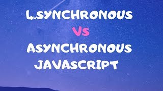 4.Synchronous vs Asynchronous javascript | Node.js tutorial for beginners in bangla(part-4)