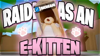 Raiding Tryhards As An E-KITTEN In Dahood! 🐾🩷