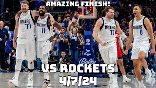 Dallas Mavericks Team Highlights vs the Rockets (04.07.2024)