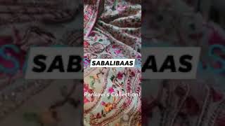 Kashmiri heavy embroidery saree