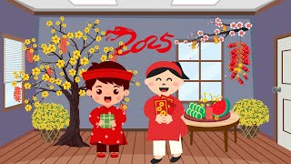 Vui Học Tiếng Anh Tet Vocabulary for Kids #vuihoctienganh #englishforkid #kidsongs #tetholiday #tet