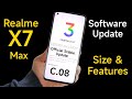 Realme X7 Max Realme Ui 3.0 Software Update Size & features 🔥🔥🔥