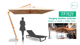 Sunbedthai | TF1121 - Hanging Outdoor Umbrella