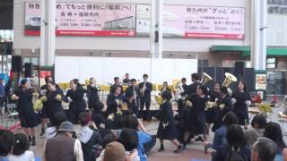 ＡＭＵ　ＭＵＳＩＣ　ＤＡＹＳ　鶴洋高等学校吹奏楽　その２　２０１６・４・２９