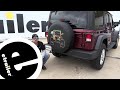 DIY 2022 Jeep Wrangler Unlimited Installation for the etrailer Trailer Hitch Receiver