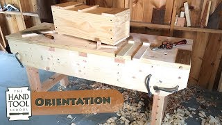 Introducing The Hand Tool School Orientation