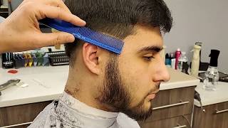 Low Skin Fade with Beard Shape Up Tutorial | MC Barber