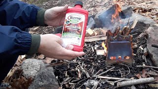 STERNO INSTANT FLAME GEL FIRESTARTER.