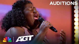 Lachuné: Small town singer STUNS the judges with "Yellow" by Coldplay | Auditions | AGT 2023
