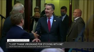 Gov. Northam says goodbye: 'We are only here for a short time, especially governors'