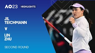 Jil Teichmann v Lin Zhu Highlights | Australian Open 2023 Second Round