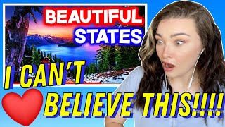 New Zealand Girl Reacts to Top 10 MOST BEAUTIFUL STATES in America