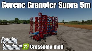 Gorenc Granoter Supra 5m / FS25 crossplay mod