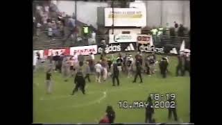 ULTRAS SOBĚ: Střety fanoušků přímo na hrací ploše, Bohemians - Liberec (2001/2002)