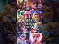 FREYA ALL SKINS 2024 | Mobile Legends