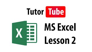MS Excel Tutorial - Lesson 2 - Quick Access Toolbar