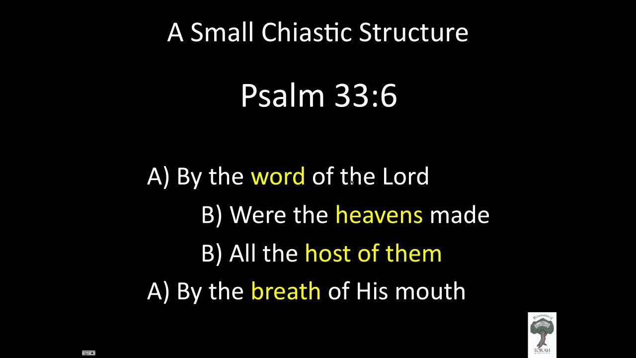 1 What Is A Chiastic Structure Youtube