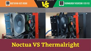 Noctua NH-U12S Redux VS Thermalright Assassin X 120 R SE CPU Cooler Benchmark