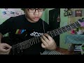 never again guitar cover galneryus power metal warrior