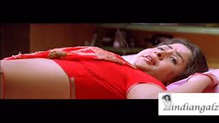 Telugu actress Farzana hot show in red saree