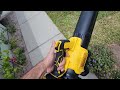 dewalt review battery operated leaf blower 125 mph