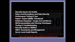 SQL Server DBA : Complete Practical Training