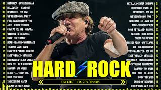 ACDC. Bon Jovi, Metallica, Black Sabbath, Iron Maiden - Greatest Hits Classic Hard Rock Of All Time