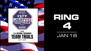 2025 US National Taekwondo Team Trials - Jan 18 - Ring 4