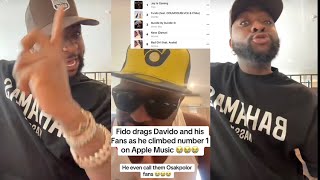 Davido cry out as upcoming artiste Fido insult Davido and call him osakpolor 😂