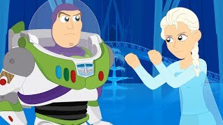 Elsa vs Buzz Lightyear