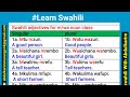 Learn Swahili: Adjectives