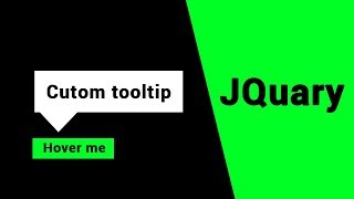 jQuery & HTML5 | Custom Tooltip