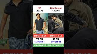 MCA Vs Gentleman Movie Comparison || Box Office Cecollection #shorts #gentleman #dasara #nani #mca