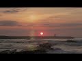 空撮＠＠朝日の動画 茨城県大洗町那珂川河口 2024 jun 6th sunrise @estuary of naka river ibaraki jpn