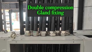 How to fix  double compression gland explain tamil