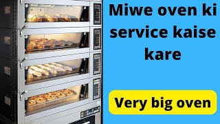 How to clean miwe oven// Bakery oven cleaning // Dack Bakery oven