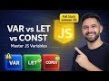 JavaScript Variables Explained | var vs let vs const | Full Stack Lesson 36 (2026)