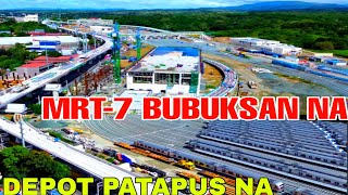 MRT-7 DEPOT LATEST UPDATE PATAPUS NA PALA 12 STATIONS BUBUKSA NA SA 2025 WOW WWAKASAN NA ANG TRAFFIC