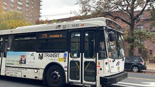 NJT: 2008 NABI 416.15 Suburban on the 27B to Bloomfield