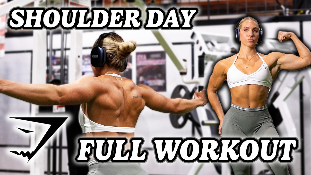 Workout With Me Full Shoulder Day Youtube
