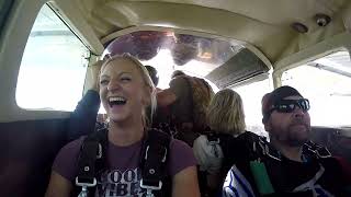 Ellen Stelmach's Tandem skydive in Northeast PA!