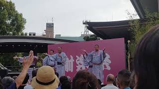 9月8日（日）謝楽祭2024閉会式。三本締め。