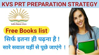 KVS PRT Preparation Strategy | FREE BOOKS | study valley | KVS VACANCY 2022 | Book list